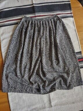 Leslie Fay, Vintage Abstract Print Midi Skirt, Size 8